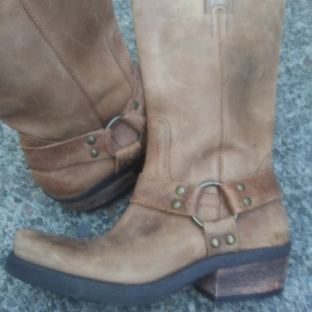 Frye: Harness Boots. Classy, yet durable!